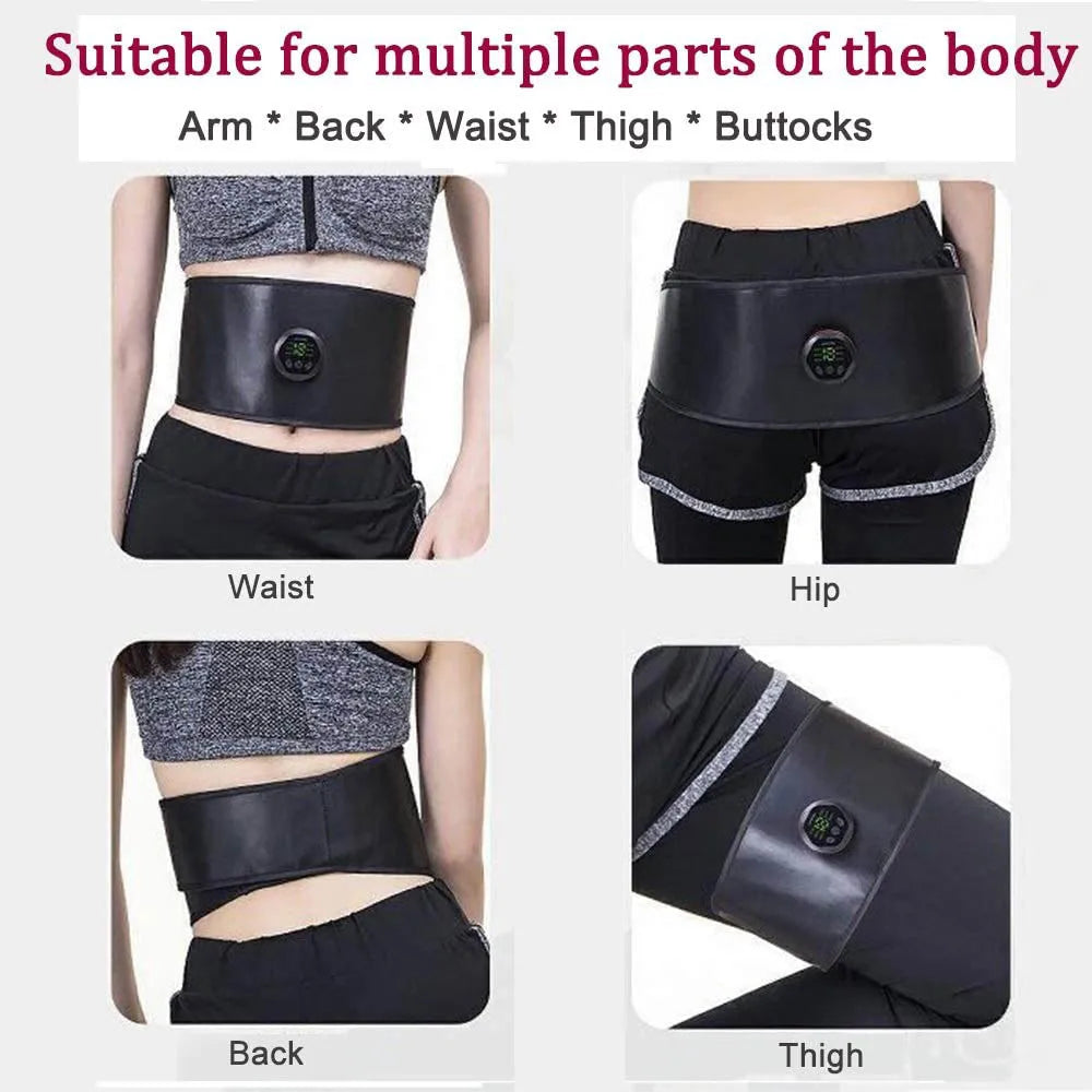 EMS ABS Stimulator Belt – Electric Muscle Toning Trainer