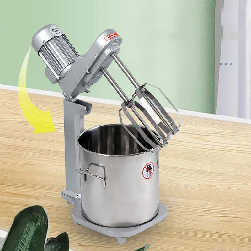 LZHZXY JD-15 15L Commercial Stand Mixer 200W | Stainless Steel