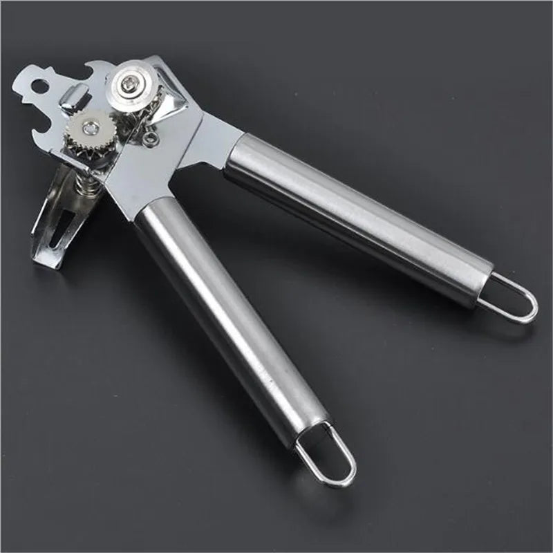Multifunctional Stainless Steel Can Opener – Can, Beer Bottle & Soda Lid Opener