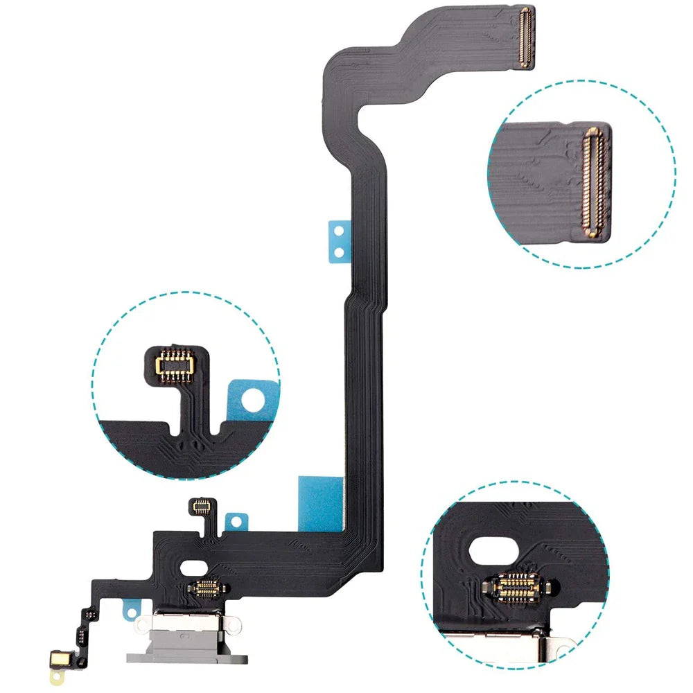 iPhone 7 8 X XR XS Max Charging Port Dock Flex Cable + Mic