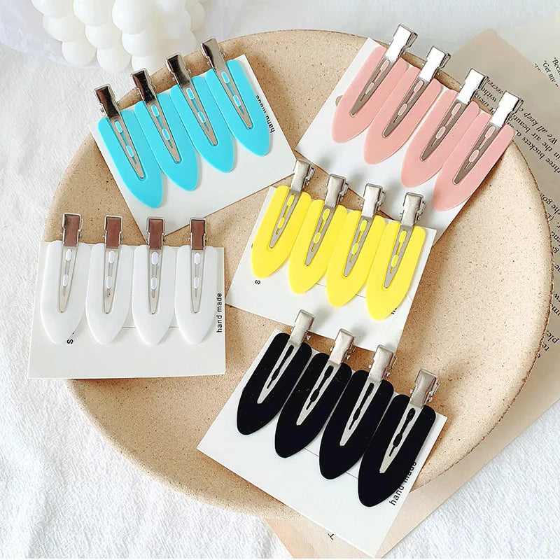 Seamless No-Crease Hair Clips for Bangs & Styling | 2/4 Pack