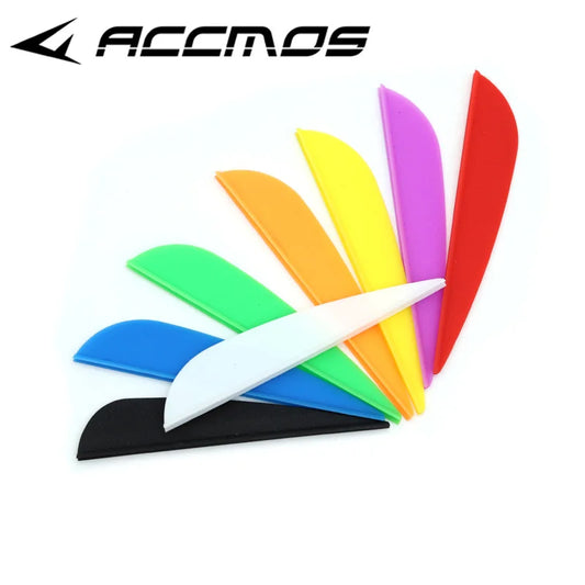 Lot Rubber Arrow Vanes 2 5 3 4 Inches Plastic Fletch Archery Feathers Peaceful Pleasures Health and Wellness