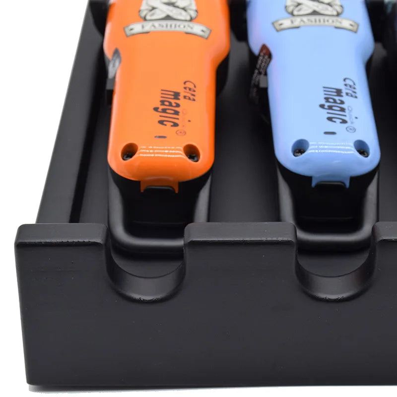 Barbershop Electric Clippers Storage Rack Electric Hair Trimmer Cutter Barber Display Stand Salon Stylist Storage Tools Supplies Peaceful Pleasures Health and Wellness