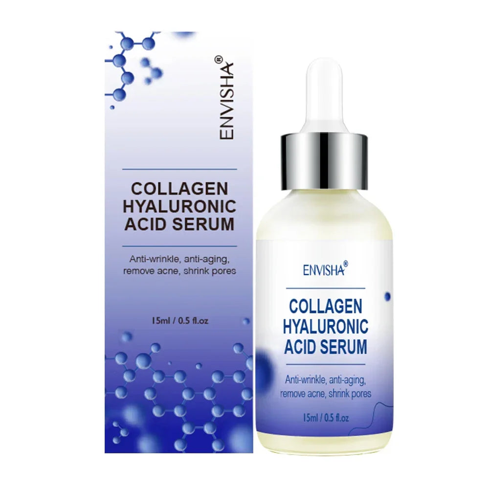 ENVISHA Anti-Aging Face Serum – Collagen, Hyaluronic Acid & Retinol 15ml Face Serum Peaceful Pleasures Health and Wellness Collagen Serum