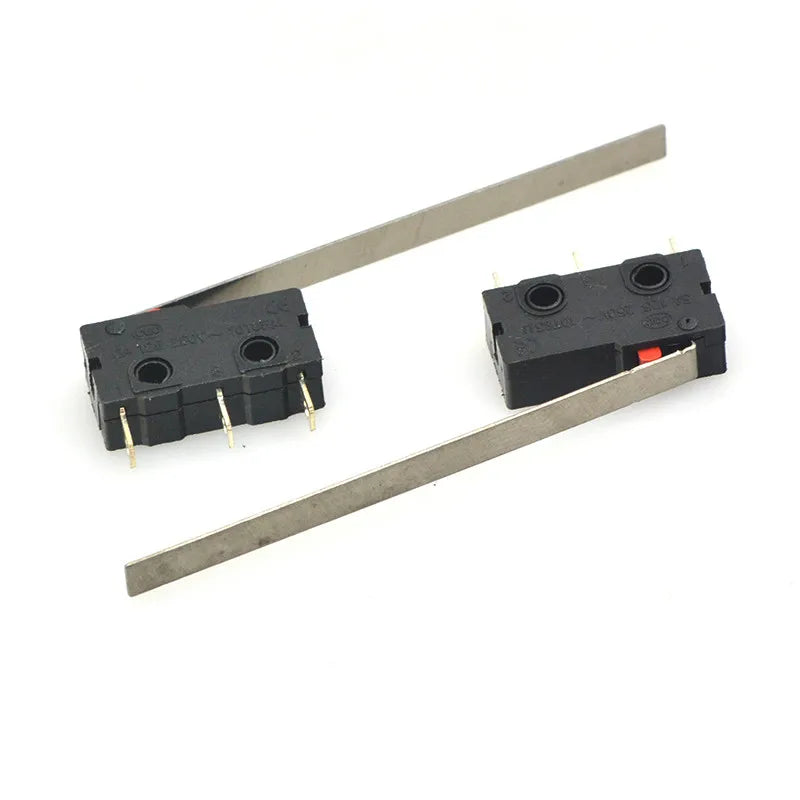 5Pcs Mini Micro Limit Switch NO NC 3P Terminals SPDT 5A 125V 250V Roller Arc lever Snap Action Push Micro switches Peaceful Pleasures Health and Wellness 55mm Lever