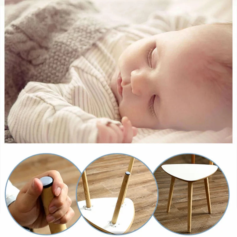 4-Pack Self-Adhesive Rubber Floor Protector Pads – Furniture Glides
