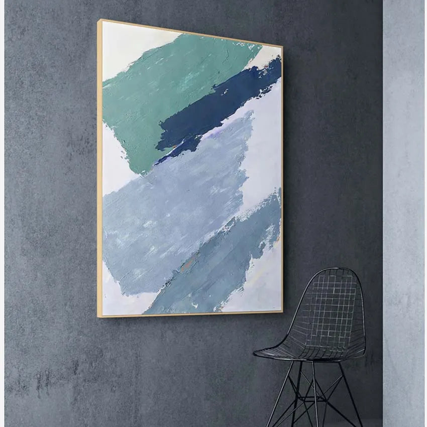 modern art paintings decorative wall painting canvas 100% manual oil painting for living room hotel restaurant hanging painting Peaceful Pleasures Health and Wellness