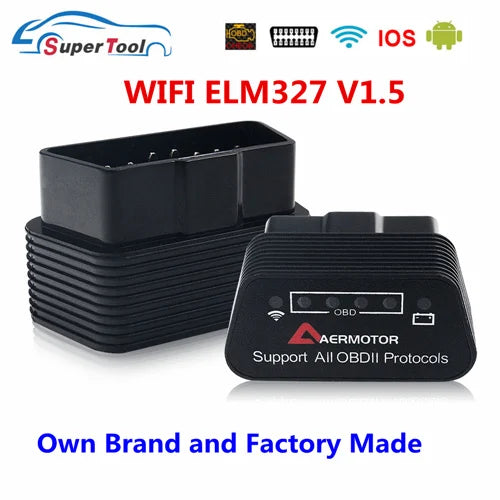 ELM327 OBD2 Bluetooth & WiFi Car Diagnostic Scanner V1.5