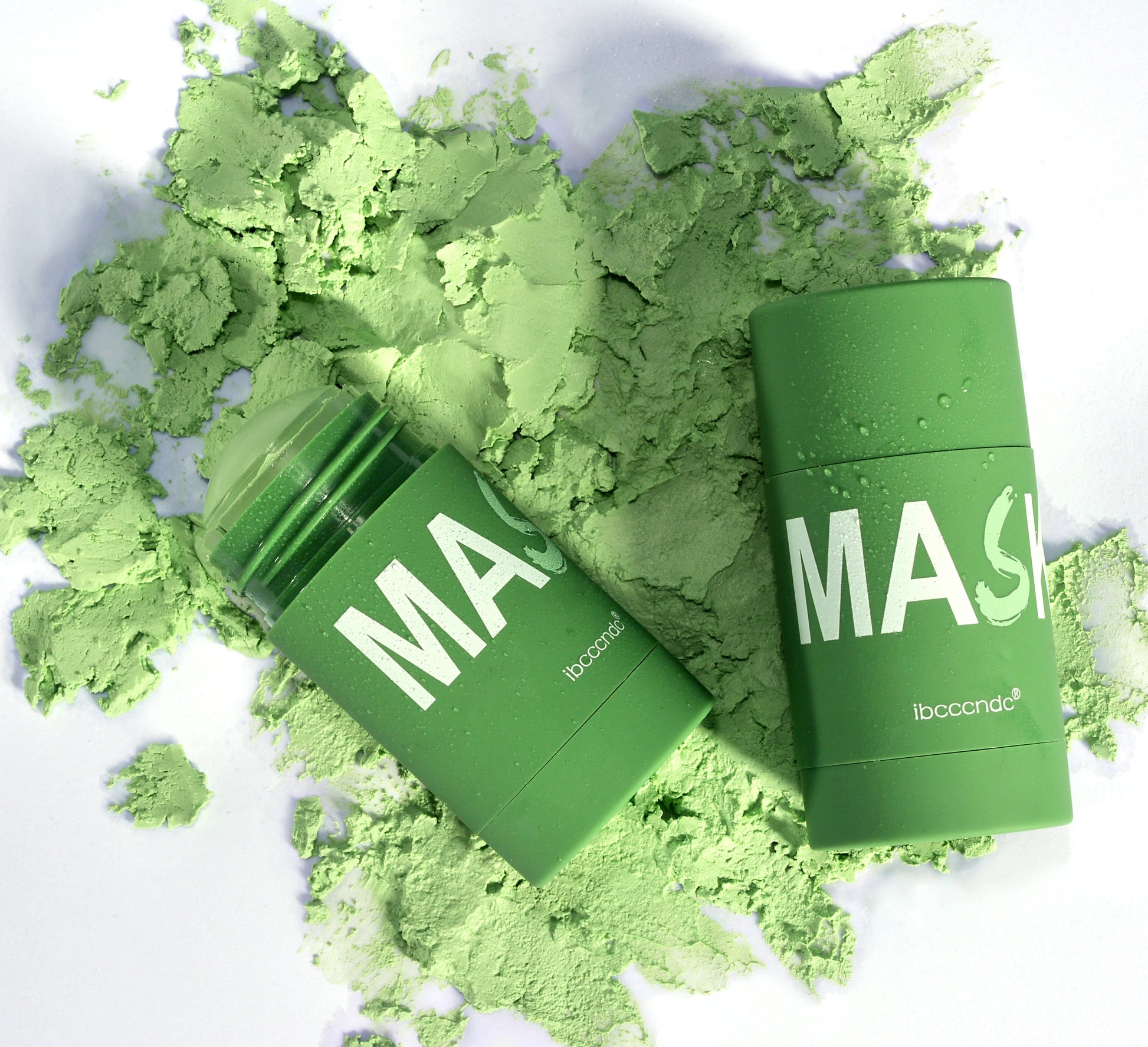 IBCCCNDC Face Mask Green Tea Clay Oil Control Deep Cleaning Blackhead Remover Purifying Shrinks Pores Nourishing Acne Treatment Peaceful Pleasures Health and Wellness