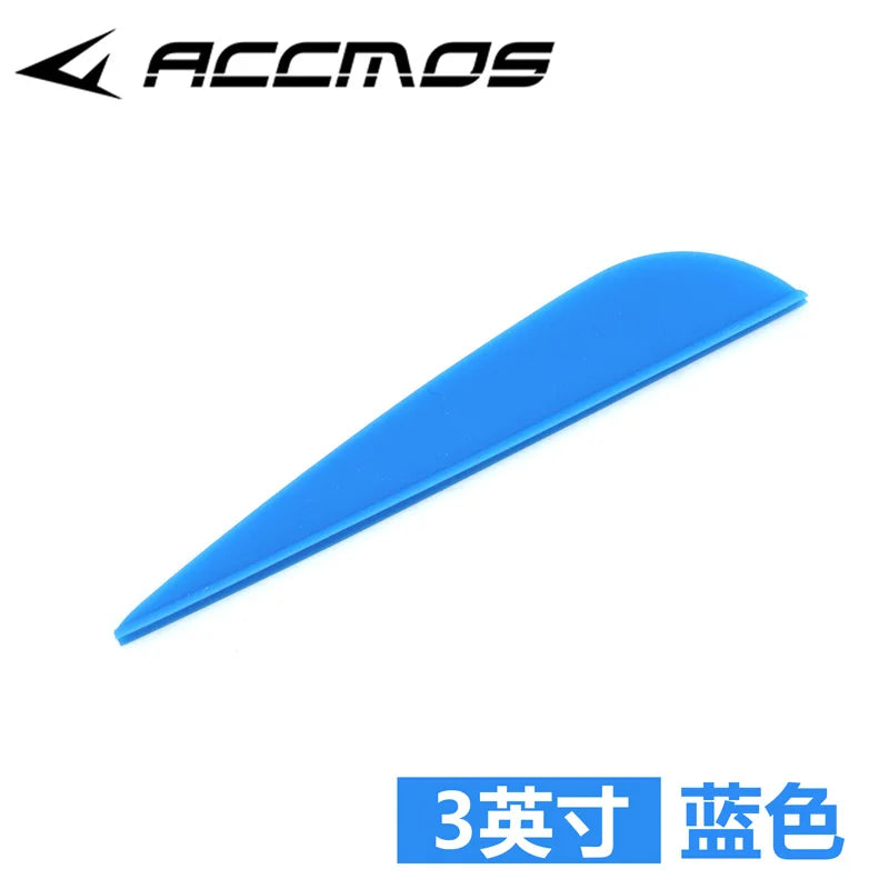 Lot Rubber Arrow Vanes 2 5 3 4 Inches Plastic Fletch Archery Feathers