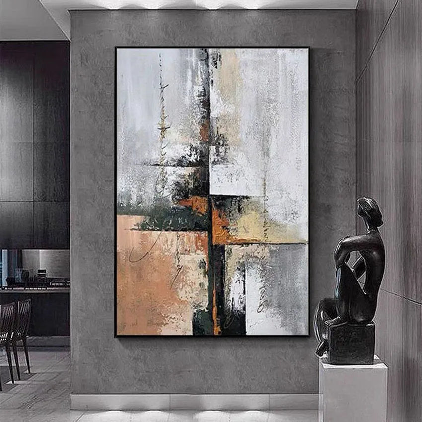 Abstract Handmade Canvas Frameless Oil Painting Wall Decoration, Art Picture, Size Can Be Customized to hang in the Hotel Ro Peaceful Pleasures Health and Wellness