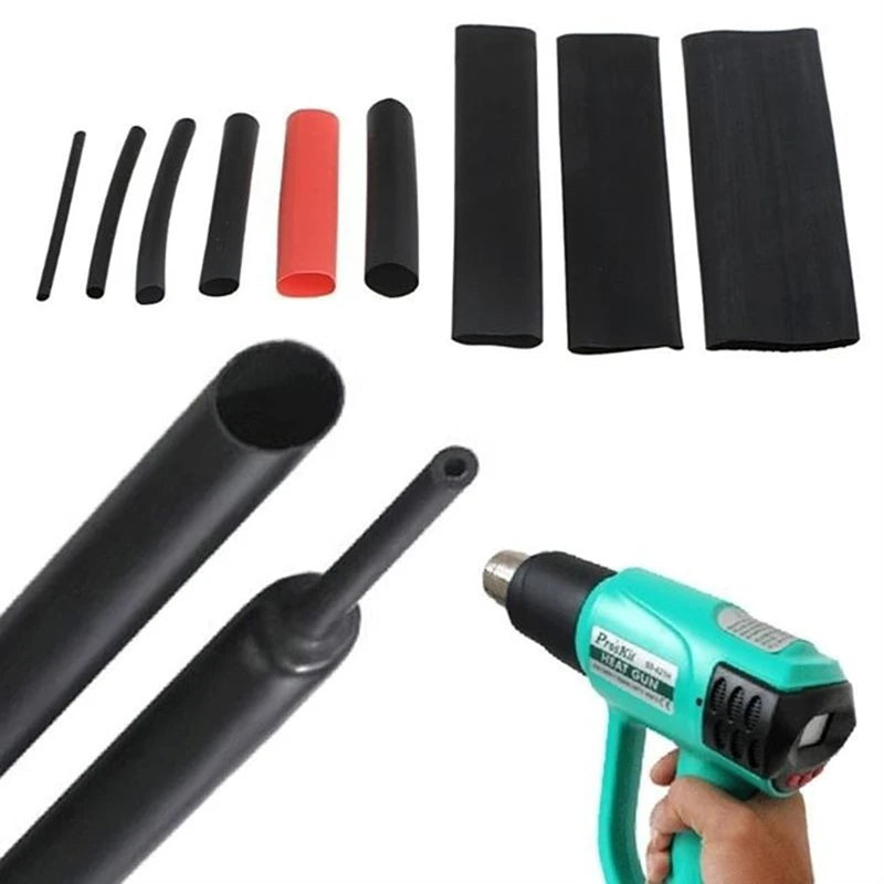127/164/328/530Pcs Assorted Polyolefin Heat Shrink Tube Cable Sleeve Wrap Wire Set Insulated Shrinkable Tube Peaceful Pleasures Health and Wellness
