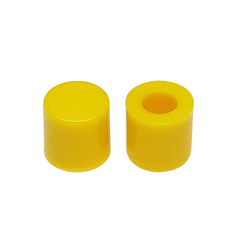 100Pcs 6X6 Key Caps A56 Switch Cap (For 6 * 6 Buttons) Multicolor Diameter Of About 3.2MM Height Of About 6M Peaceful Pleasures Health and Wellness Yellow