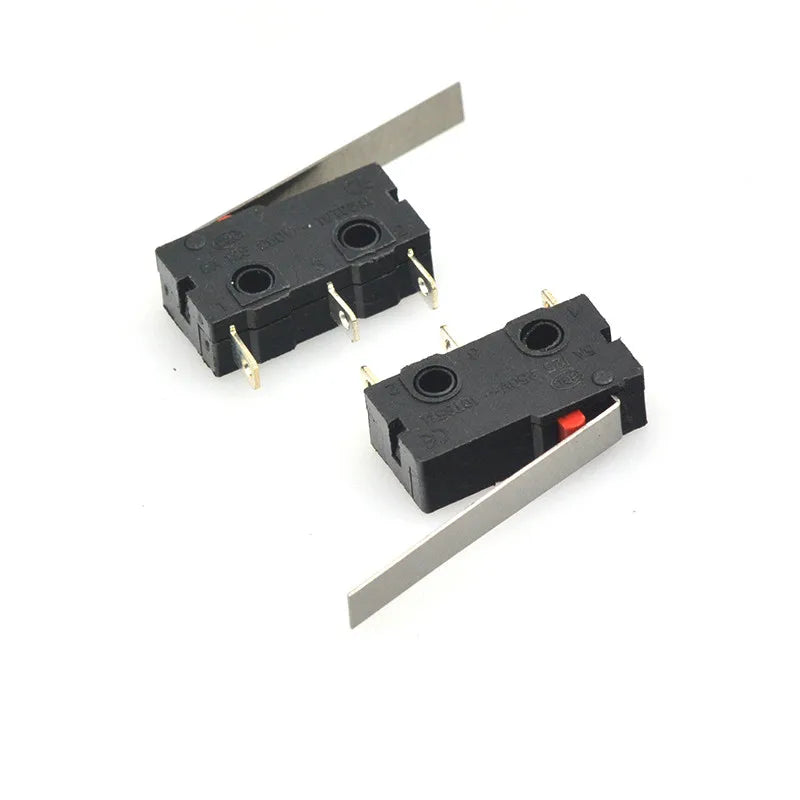 5Pcs Mini Micro Limit Switch NO NC 3P Terminals SPDT 5A 125V 250V Roller Arc lever Snap Action Push Micro switches Peaceful Pleasures Health and Wellness 25mm Lever