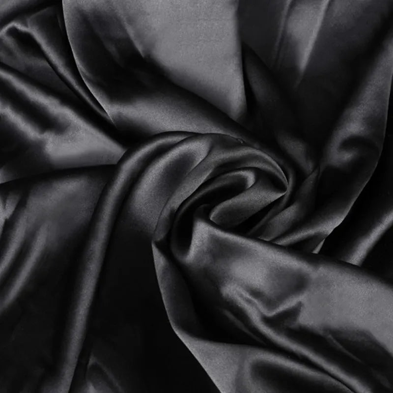 100% Mulberry Silk Charmeuse Fabric 114cm Wide | Plain Dyed