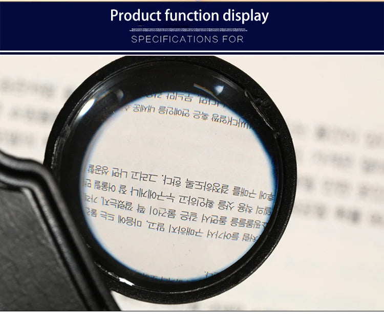 Optical Lamp With Magnifying Lens Wearing Magnifying Glass With LED Lamp Clock Repair Magnifying Glass Medical Magnifying Glass Peaceful Pleasures Health and Wellness