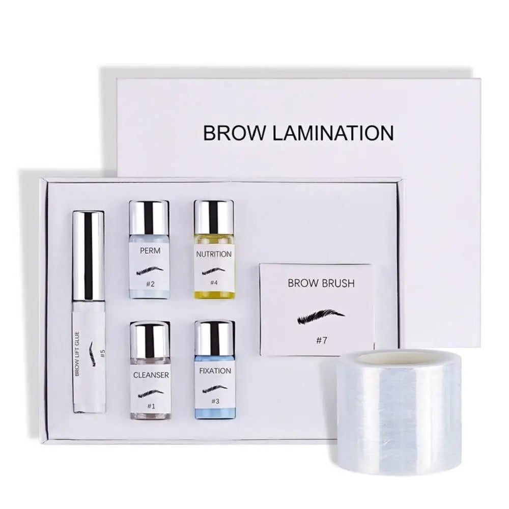 Brow Lamination Kit Semi-permanent Brow Lift Extension Kit Brow Lash Lift Brow Lamination Eyelash Lifting Perming Lashes Makeup Peaceful Pleasures Health and Wellness