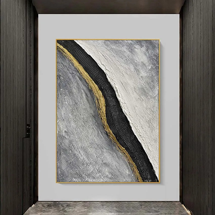 New Abstract Art Decorative Mural Canvas 100% Handmade Customizable Oil Painting Living Room Hotel Restaurant Hanging Picture Peaceful Pleasures Health and Wellness