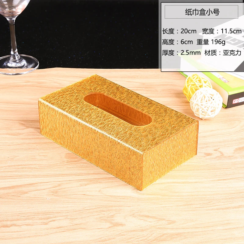 Modern Acrylic Tissue Box Cover | Holder & Dispenser