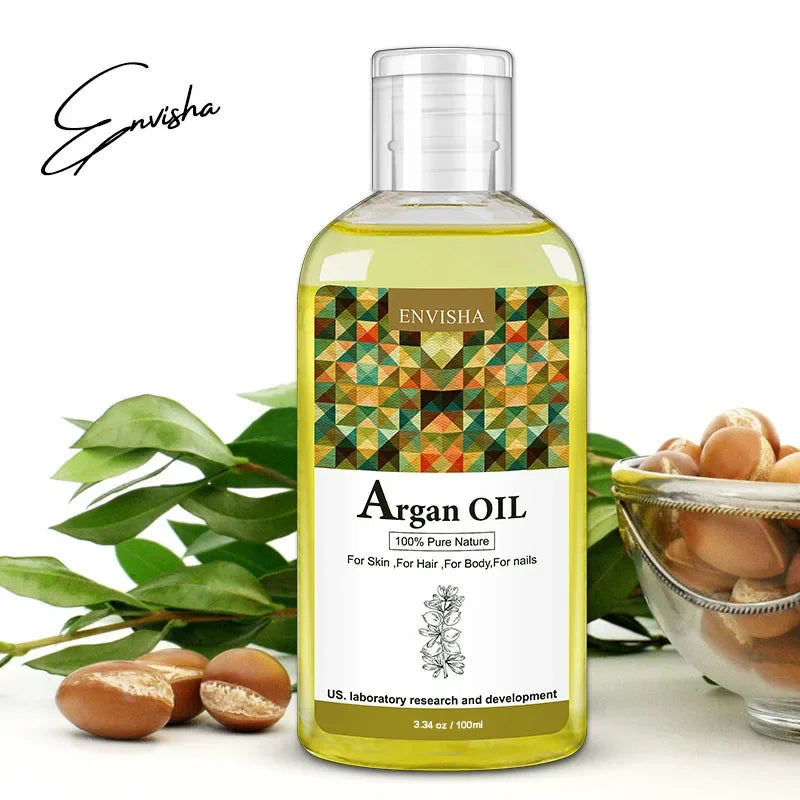 ENVISHA Body & Hair Oil – Argan, Jojoba, Castor & Coconut