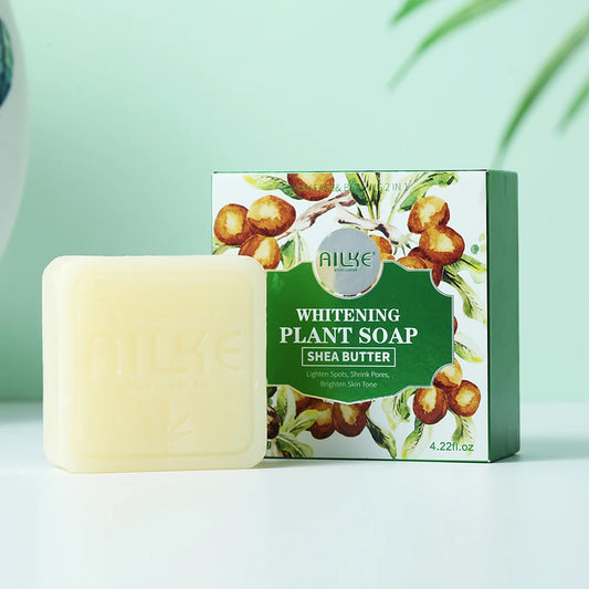 AILKE Shea Butter Brightening Soap – All Skin Types 120g Brightening Cleansing Bar Peaceful Pleasures Health and Wellness