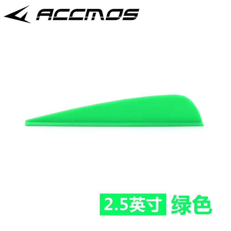 Lot Rubber Arrow Vanes 2 5 3 4 Inches Plastic Fletch Archery Feathers