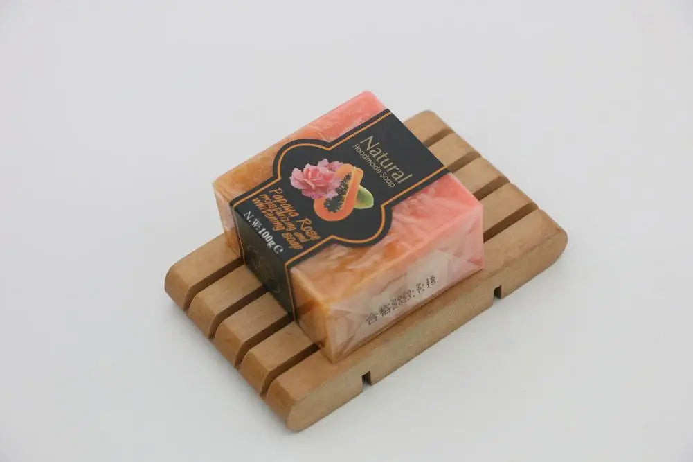 Natural Handmade Soap – Bamboo Charcoal, Chamomile & Volcanic Mud