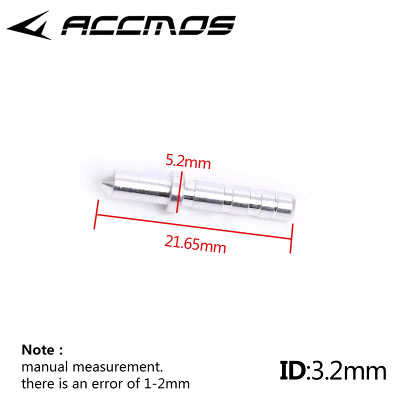 Archery Compound Recurve Bow Arrows Aluminum Nock Pin Arrow Shaft ID