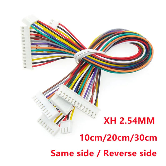 10PCS XH2.54 Electronic Wire Terminal Wire Double Head 10cm/20cm/30cm Cable 26awg Double Head Same side / Reverse side Connector Peaceful Pleasures Health and Wellness
