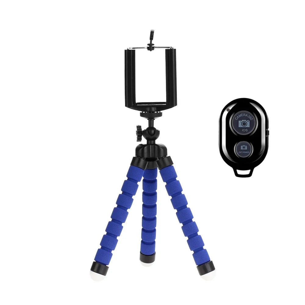 VeFly Octopus Mini Flexible Tripod & Phone Clip Holder