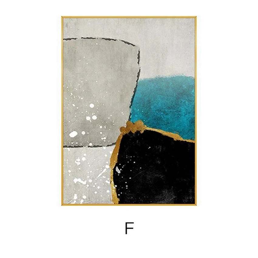 Nordic Minimalist Abstract Handmade Canvas Oil Painting Wall Decor Art Hanging Picture Poster Living Room Bedroom Hotel Mural Peaceful Pleasures Health and Wellness no frame 1 50cmx70cm