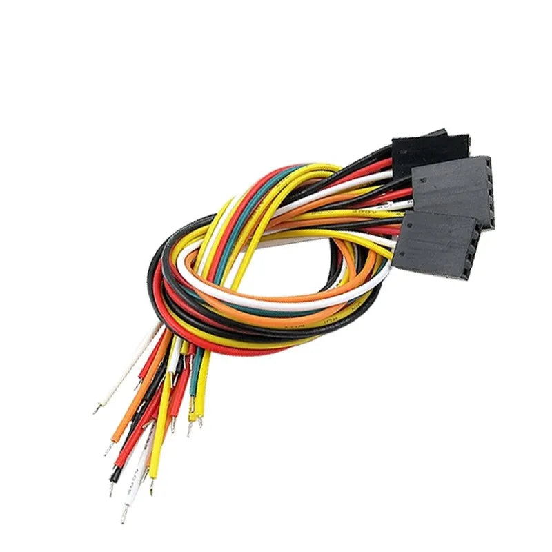 10PCS 2.54mm Dupont Line 2/3/4/5/6/7/8/9/10P Female Connector with Wire 10cm 20cm 30cm Single/Double Head Jumper Cable For PCB Peaceful Pleasures Health and Wellness