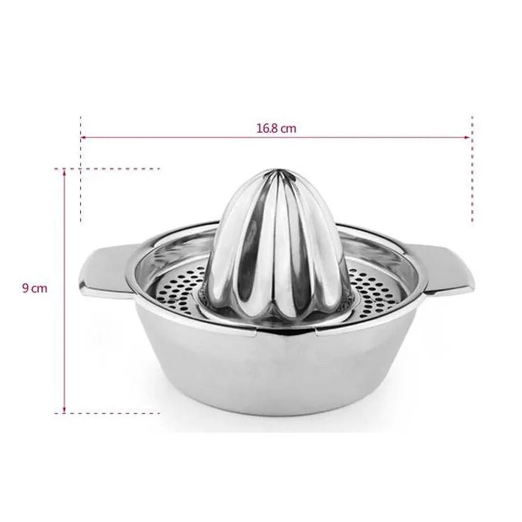 Stainless Steel Hand Press Lemon & Citrus Squeezer – Manual Juicer for Lemon, Lime & Orange