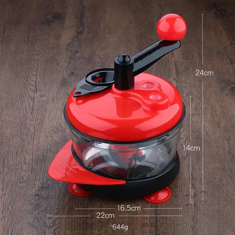 Multi-function Kitchen Manual Food Processor Household Meat Grinder Vegetable Chopper Quick Shredder Green Cutter Egg Blender Peaceful Pleasures Health and Wellness