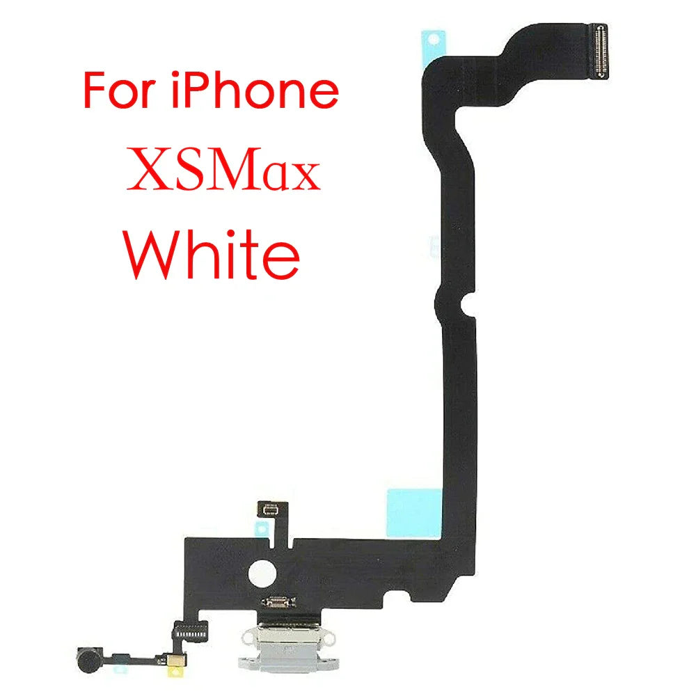 iPhone X XR XS Max Charging Port Dock Flex Cable & Mic Replacement