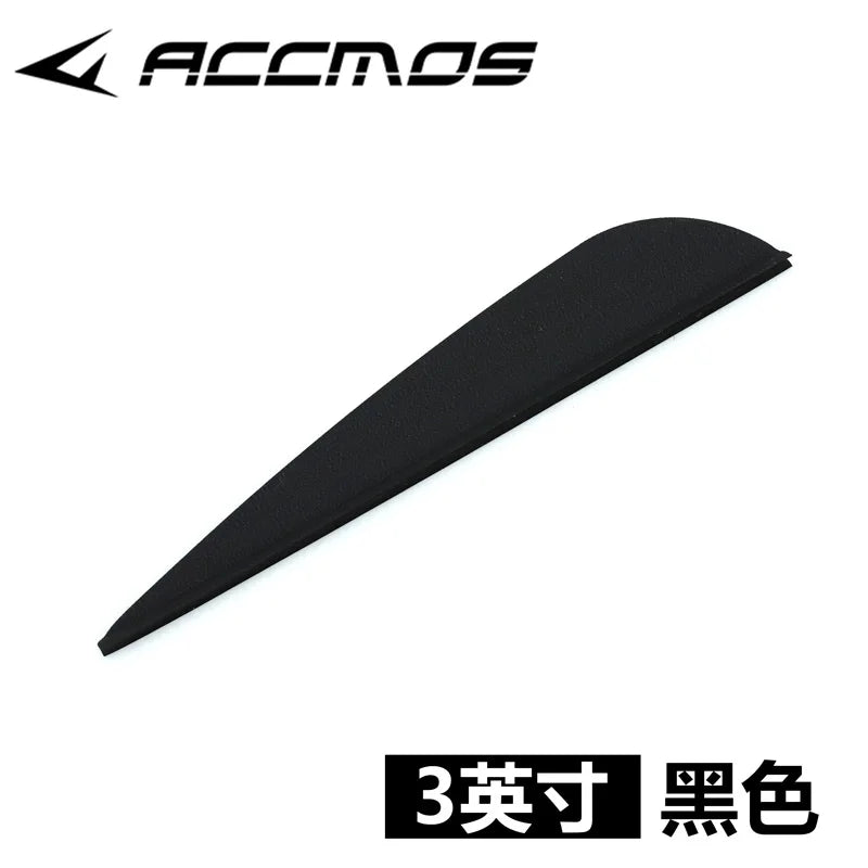 Lot Rubber Arrow Vanes 2 5 3 4 Inches Plastic Fletch Archery Feathers