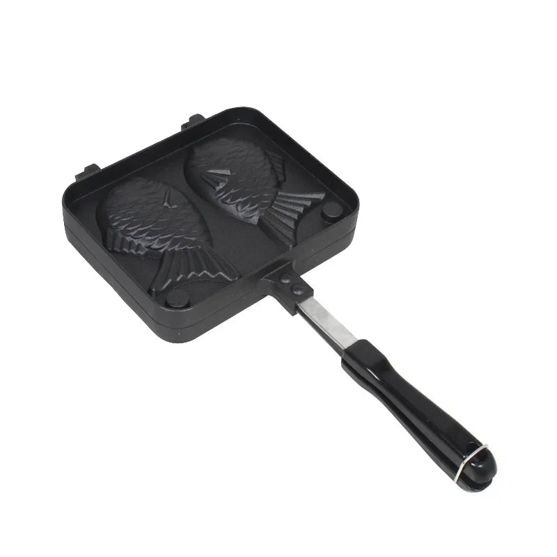 Taiyaki Fish-Shaped Waffle Pan – Japanese Double Bakeware Mold