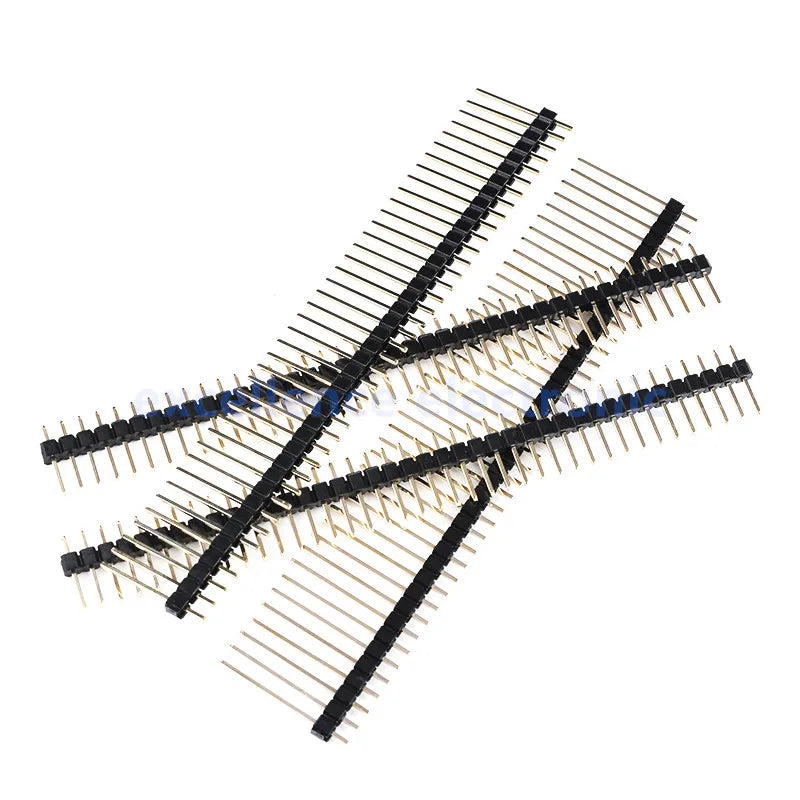 10Pcs 2.54mm Single Row Male 1x40P Breakaway PCB Board Pin Header Long 11/15/17/19/21/25mm Connector Strip Pinheader For Arduino Peaceful Pleasures Health and Wellness
