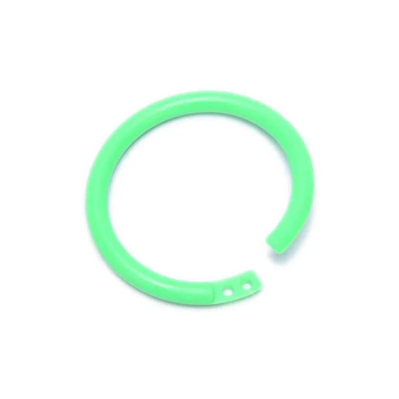 20Pcs 28mm Plastic Loose Leaf Binder Rings | DIY Notebook Albums