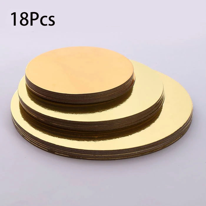 Round Cake Boards – 6"/8"/10" Circle Cake Base for Decorating, Cupcakes & Party Baking