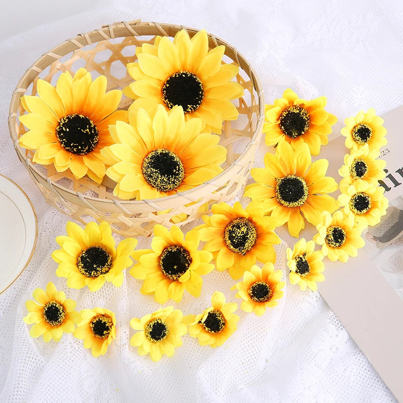 Silk Sunflower & Daisy Artificial Flowers – Wedding & Home Décor