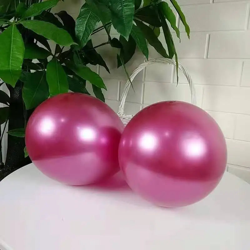 Chrome Metallic Latex Party Balloons – 20 or 50 Pack