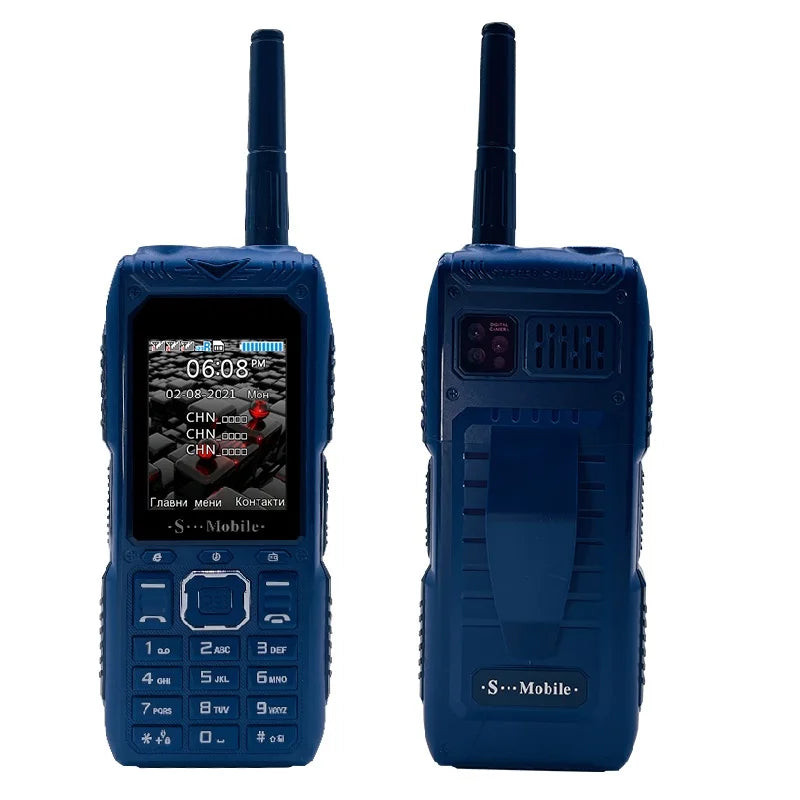 S555 Three Cards Three Standby Outdoor Mobile Phone Standby Long Can Pull Up Antenna Signal Strongly Send Waist Clip ( EU/USA ) Peaceful Pleasures Health and Wellness