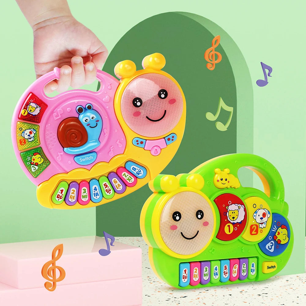 Kid Cartoon Piano Keyboard Game Electronic Multifunctional Toy Animal