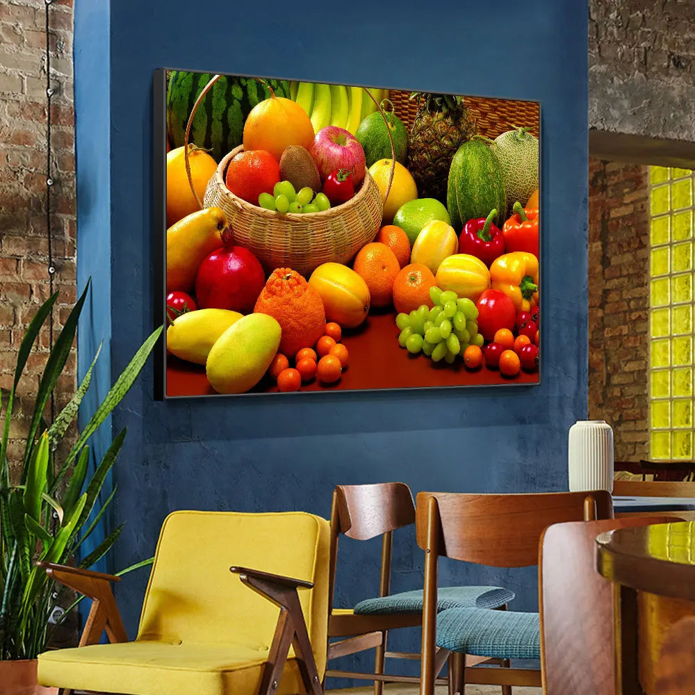 Grains Spices Spoon Peppers Canvas Painting Kitchen Decoration Posters Prints For Dining room Wall Art Pictures Home Art Decor Peaceful Pleasures Health and Wellness