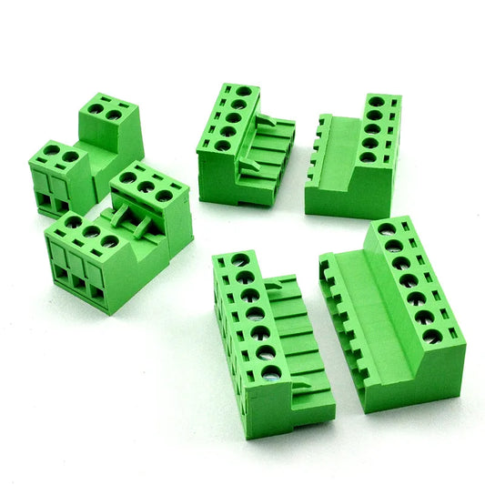 5 Sets 5.08MM Pluggable Terminal Blocks Connector KF2EDGKR 5.08 Butting Style 2/3/4/5/6/7/8 Pin Screw Terminal Peaceful Pleasures Health and Wellness 8P