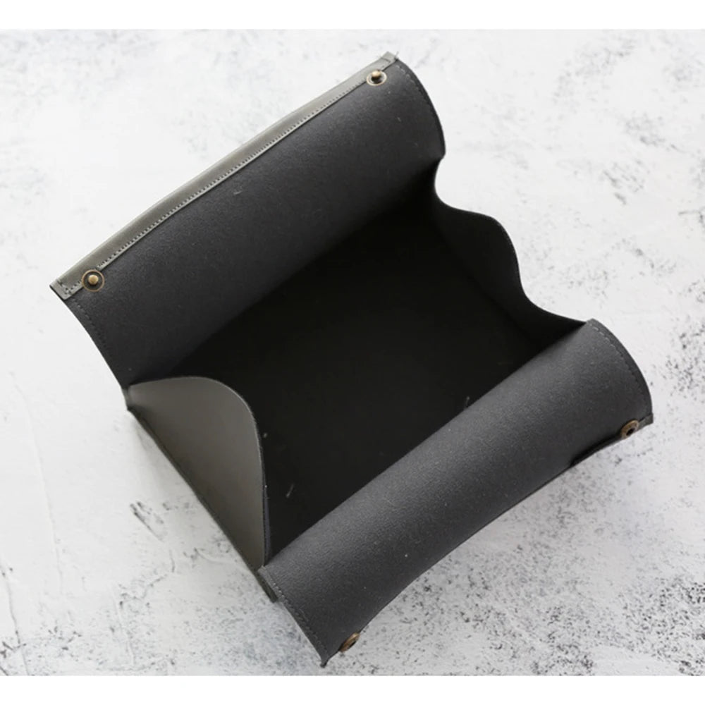 PU Leather Tissue Box & Napkin Holder – Portable Elegant Container for Home, Car & Office | 5 Colors