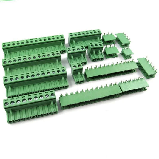 10sets 5.08MM Pitch PCB Pluggable Terminal Block Connector 2/3/4/5/6/7/8P Curved Needle KF2EDGK Peaceful Pleasures Health and Wellness 9P