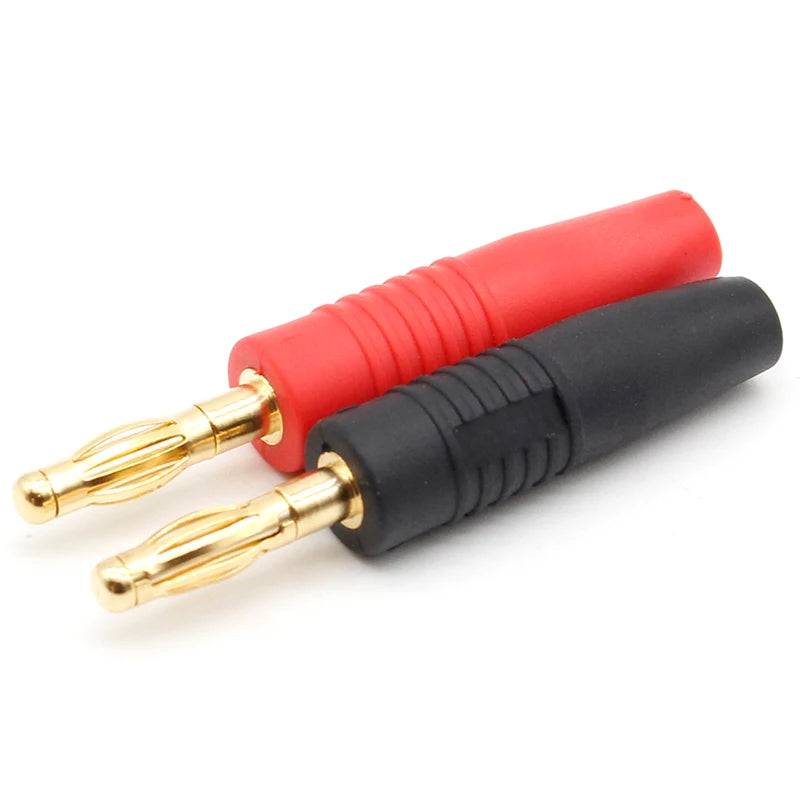 4pcs 4mm Plugs Gold Plated Musical Speaker Cable Wire Pin Banana Plug Connectors Peaceful Pleasures Health and Wellness