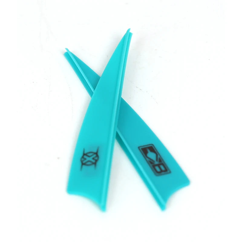 50 Archery BOLT Fletching Vane Crossbow Arrow Feather DIY Hunting
